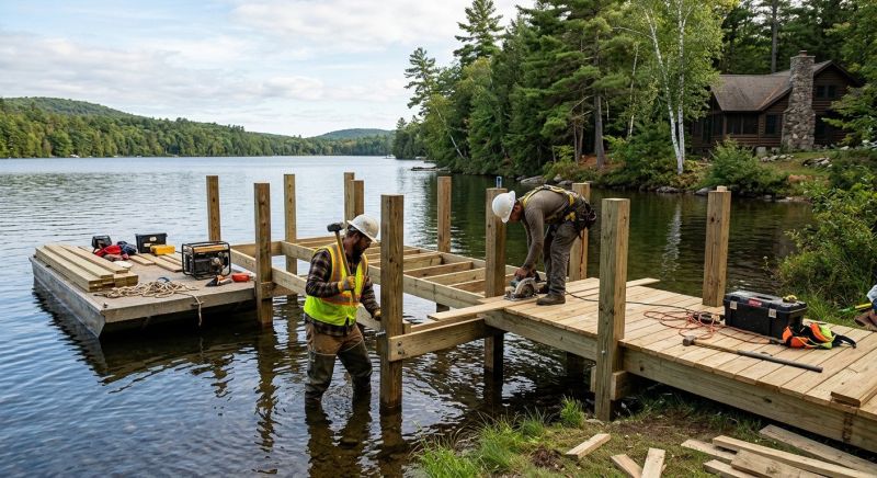 Pond Dock Construction in Kansas City, KS